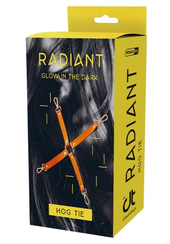 Radiant Glow in the Dark Hog Tie, Orange