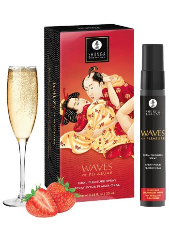 Shunga Oral Pleasure Spray, Strawberry Wine