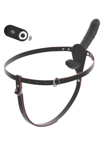 Wireless Vibrating Double Strap-On