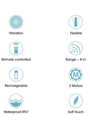 Wireless Vibrating Double Strap-On