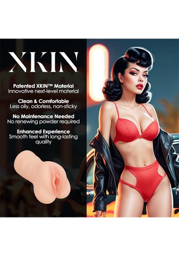 Xkin Pinup Girls Greaser Girl Medium Masturbator