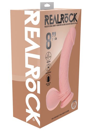 Realrock Dual Density Vibrating Dildo 20 cm