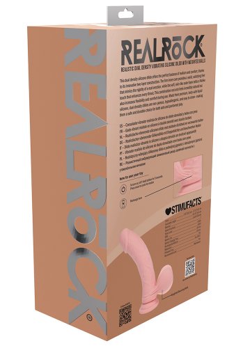 Realrock Dual Density Vibrating Dildo 20 cm