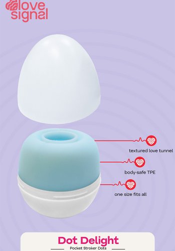 Love Signal Dot Delight Stroker Egg