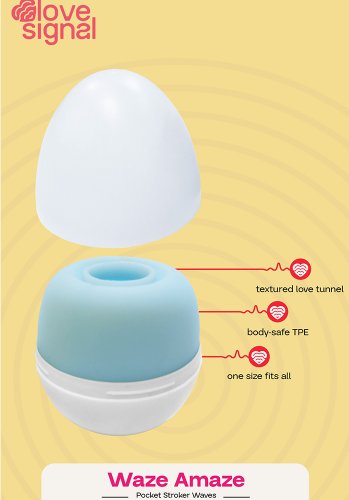 Love Signal Wave Amaze Stroker Egg