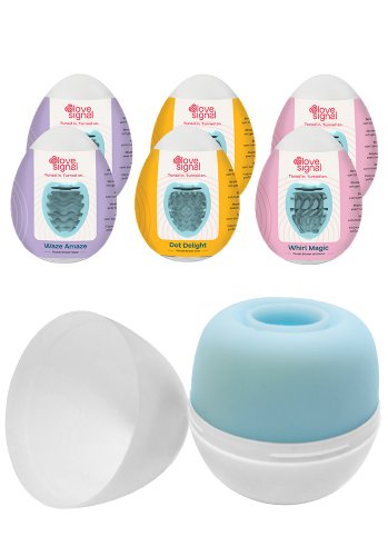 Love Signal The Full Stroker Egg Set 6 st | Runkägg