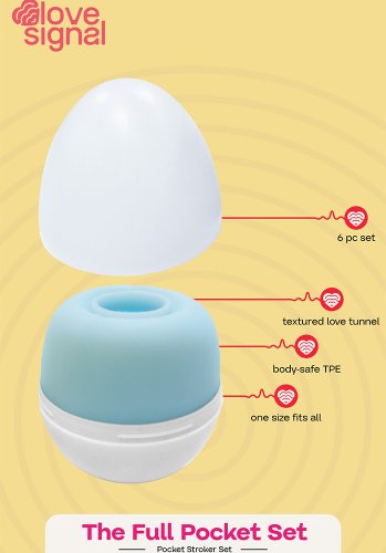 Love Signal The Full Stroker Egg Set 6 st