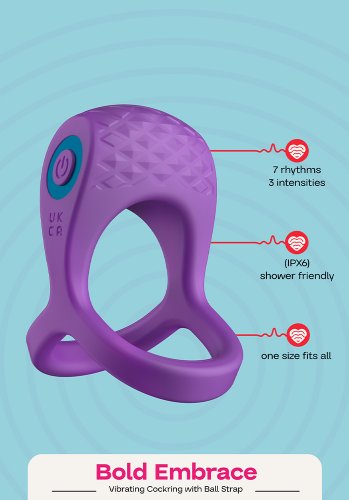 Love Signal Bold Embrace Vibrating Cockring
