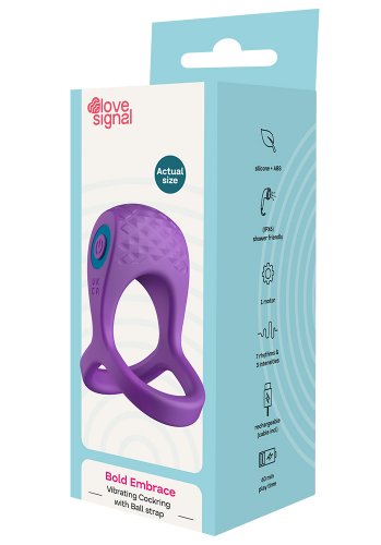 Love Signal Bold Embrace Vibrating Cockring