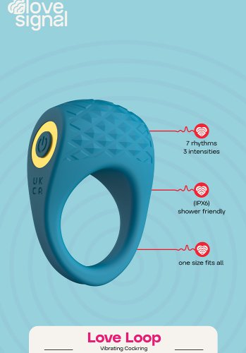 Love Signal Love Loop Vibrating Cockring