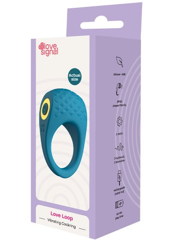 Love Signal Love Loop Vibrating Cockring