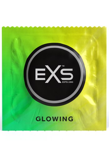 EXS Glowing Condoms 3-pack