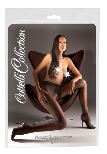 Strumpbyxa med öppen gren