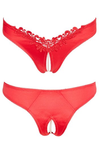 G-string with Pearls, Red