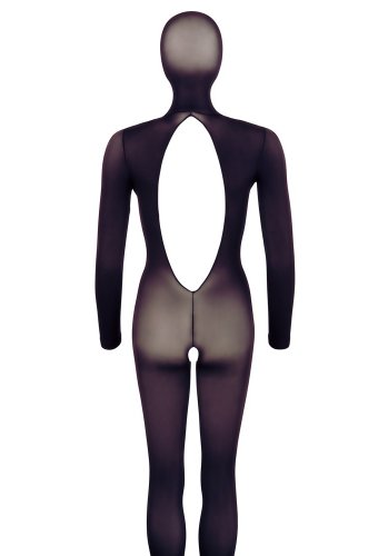 Catsuit med öppen gren och bröst