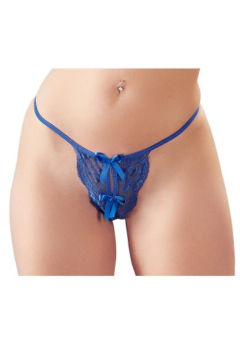 blå string trosor