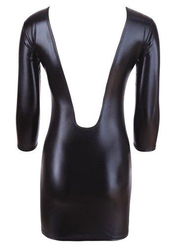 Wetlook Dress Black