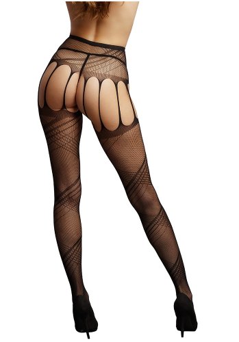Crotchless Cut-Out Pantyhose