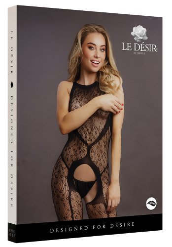 Crotchless Leopard Bodystocking