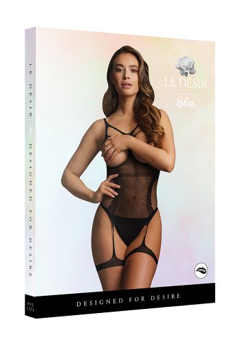 Open-cup strappy teddy