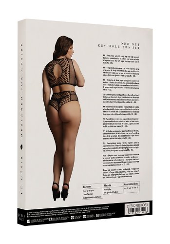 Two Piece Set Fishnet And Fence Net - Queen Size 