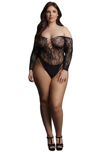Wonder Rhinestone Bodysuit - Queen Size