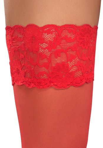 Hold-Up Stockings Red