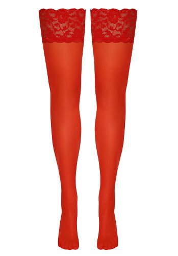 Hold-Up Stockings Red