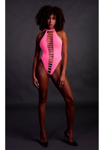 High-Cut Body - Neon Pink
