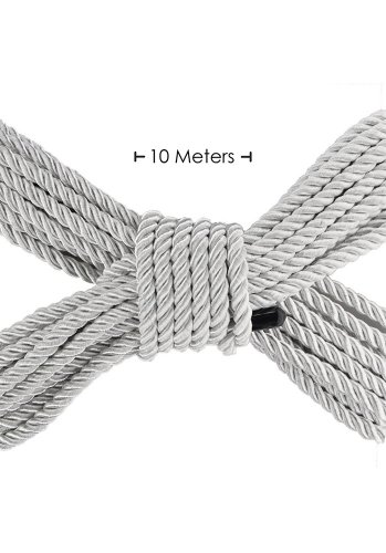Ouch! Bondage Rope 10 m - Silver