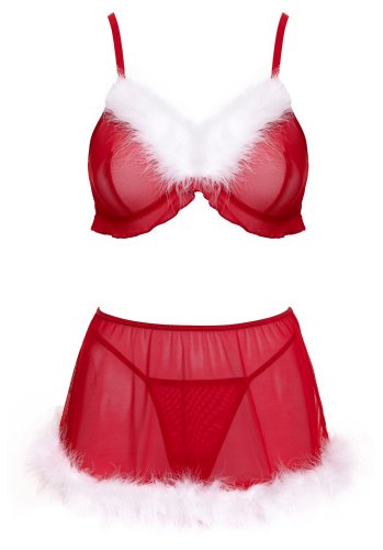 Cottelli X-Mas Top and Mini Skirt Set