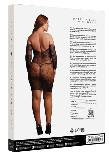 Matilda Lace Mini Dress Queen Size