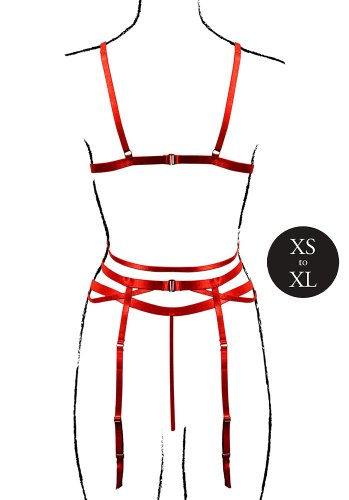 Stupid Cupid Heart Open Set Red