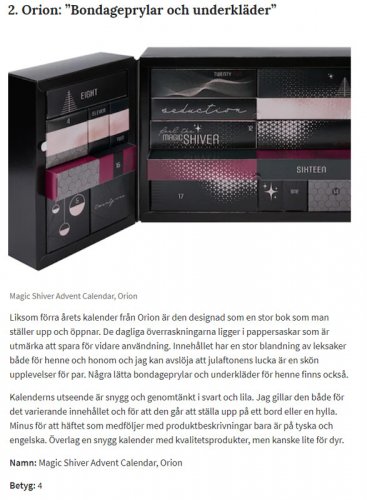 Feel the Magic Shiver Adventskalender
