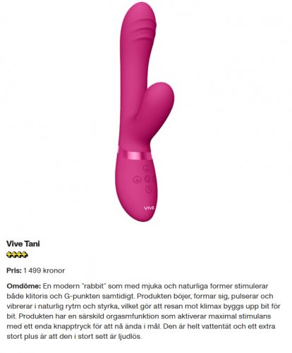 VIVE Tani Finger Motion Vibrator, Rosa