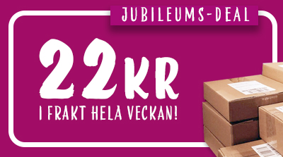 Endast 22 kr i frakt under Intimas jubileumsvecka!