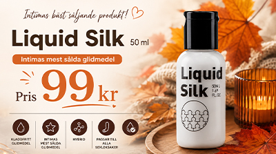 Liquid Silk Storsäljaren bland alla glidmedel. Kundfavorit